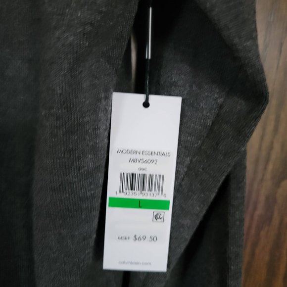 NWT Calvin Klein Plum and Grey Turtleneck Sweater Size Large - Picture 4 of 10